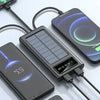 Solar Power Bank 20000CmAh, Fast Charging Built in Cable by RIVA DHARA SHOP