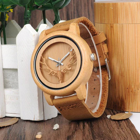 Wooden Watch for both male & female by RIVA DHARA SHOP